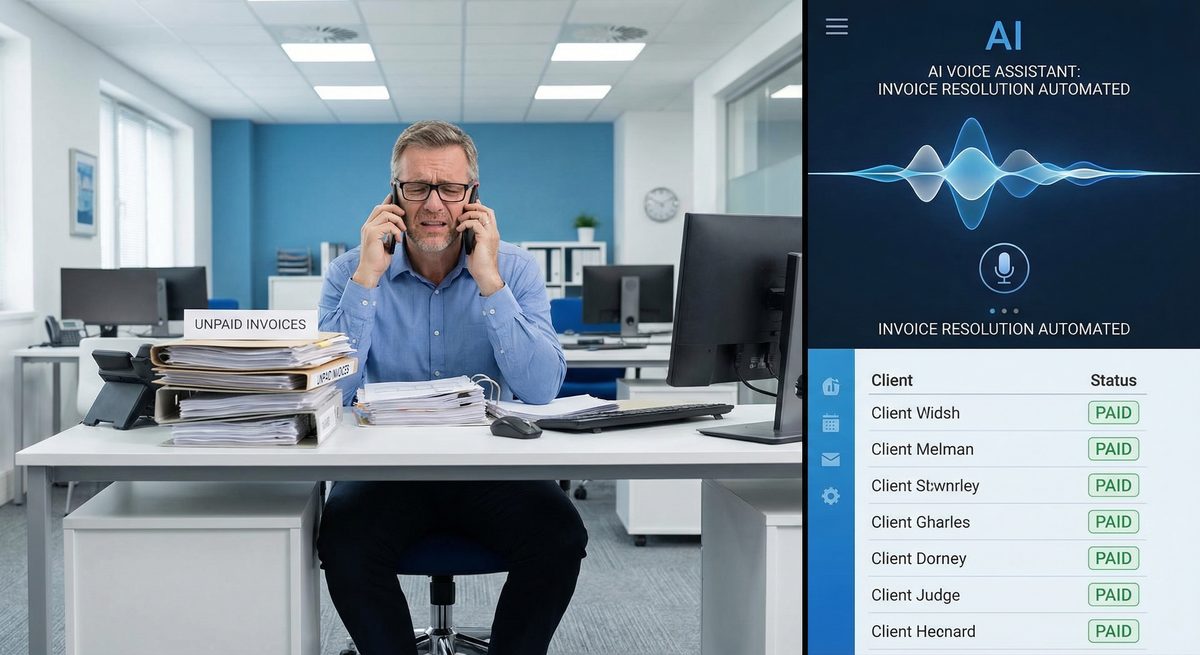 Računovodski servis in neplačani računi: 5 korakov, ki jih vaš računovodja zamuja (in kako AI opomin reši problem v 24 urah)